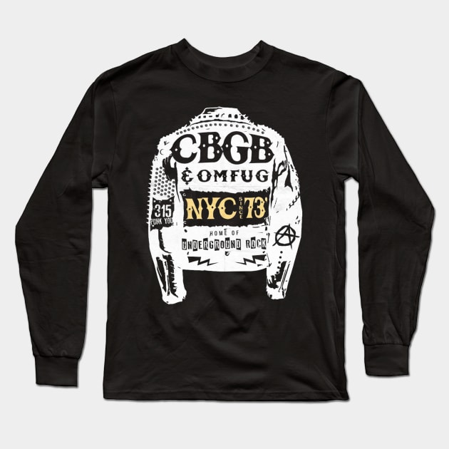 cbgb Long Sleeve T-Shirt by lacosink